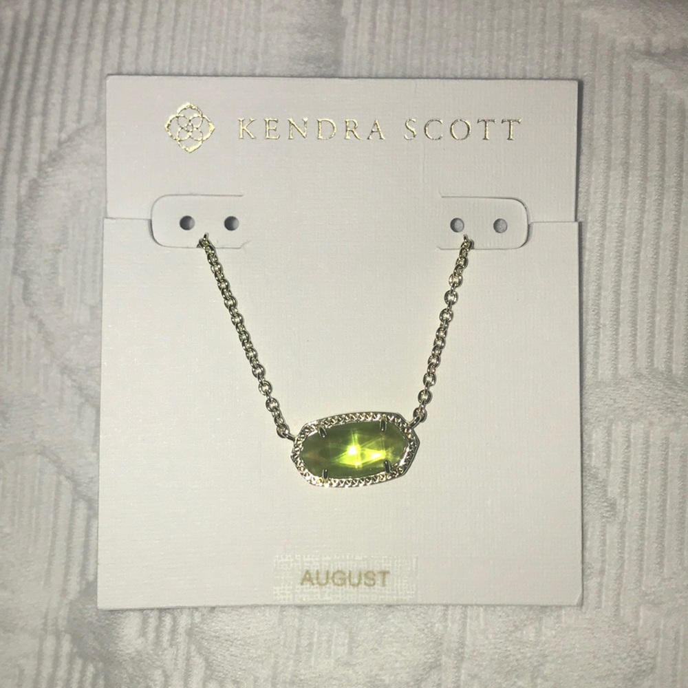 NWT Kendra Scott Elisa Necklace (August)